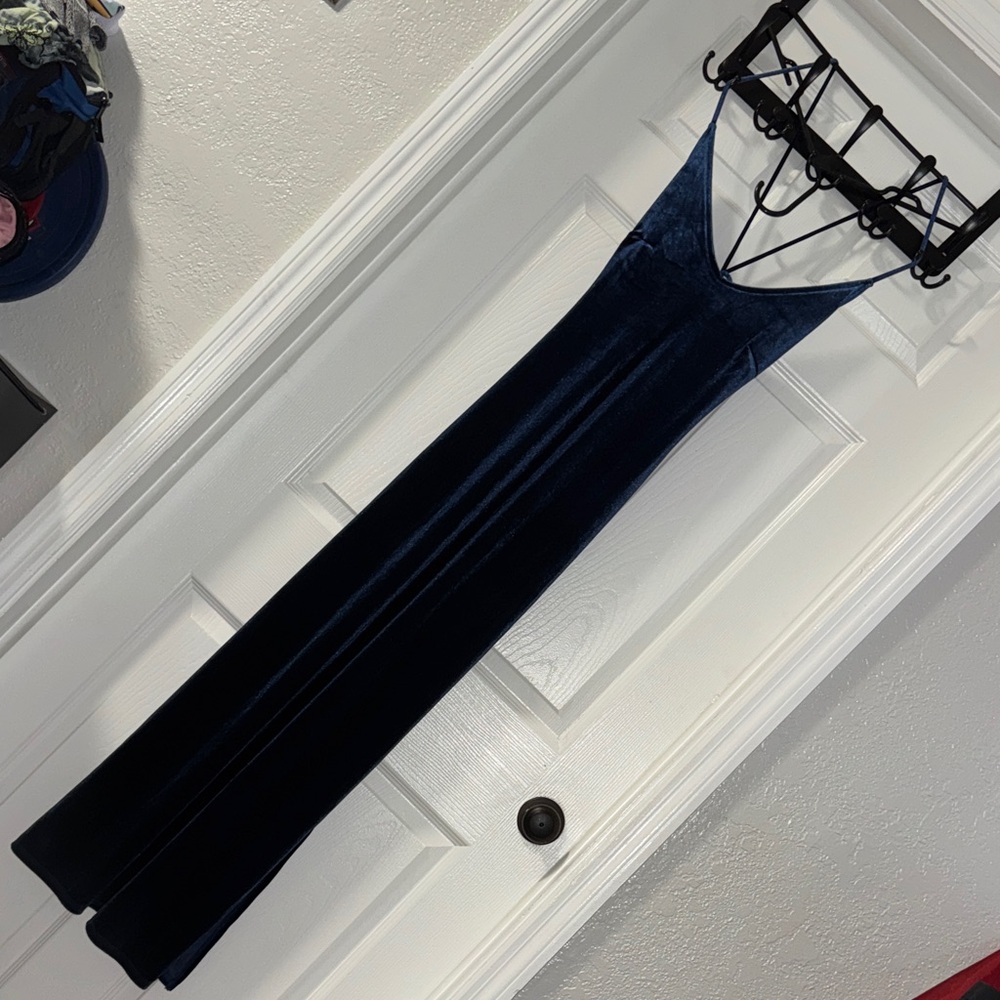 Forever 21 Deep Blue Prom Dress